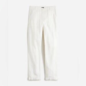 J crew Seaside cargo pant in linen-TENCEL™ lyocell blend